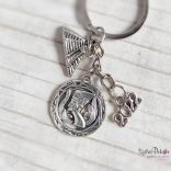 CsakFém kulcstartó "Történelem tanár"