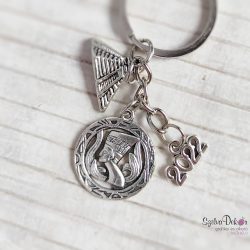 CsakFém kulcstartó "Történelem tanár"