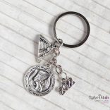 CsakFém kulcstartó "Történelem tanár"