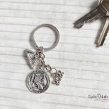 CsakFém kulcstartó "Történelem tanár"