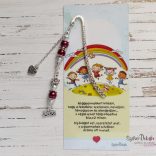 „Ovis ballagós” bordó KönyvÉkszer könyvjelző 