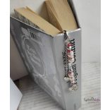 „Ovis ballagós” bordó KönyvÉkszer könyvjelző 