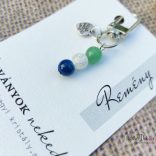 Remény- Ásványos kulcstartó vagy táskadísz