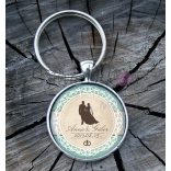 Egyedi kulcstartó esküvőre, eljegyzésre