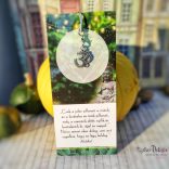 BUDDHA- Idézetes könyvjelző + fém óm medál