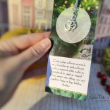 BUDDHA- Idézetes könyvjelző + fém óm medál