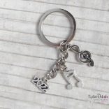 CsakFém kulcstartó "Ének tanár"