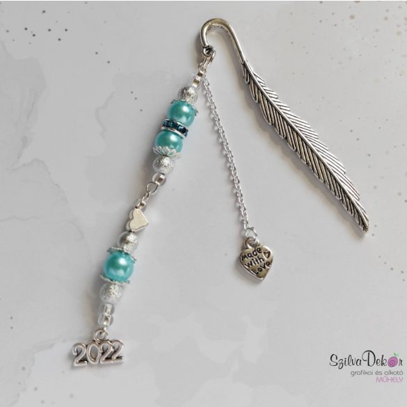 „Tanári ballagós” kékes KönyvÉkszer könyvjelző 