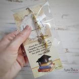 „Tanári ballagós” kékes KönyvÉkszer könyvjelző 