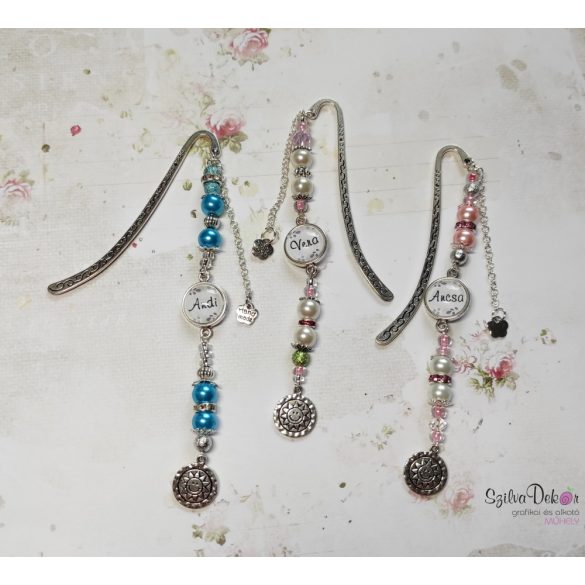 „Tanári ballagós” kékes KönyvÉkszer könyvjelző 