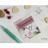 Korona fém medál mágneses ajándékkártyával