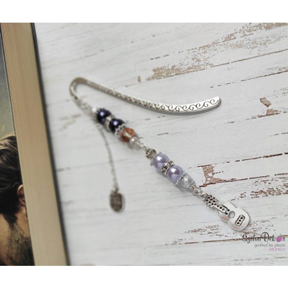 "Gitár” KönyvÉkszer könyvjelző 