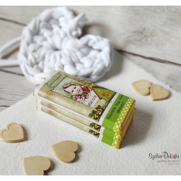  Baglyos kistáblás születésnapi csokidekoráció