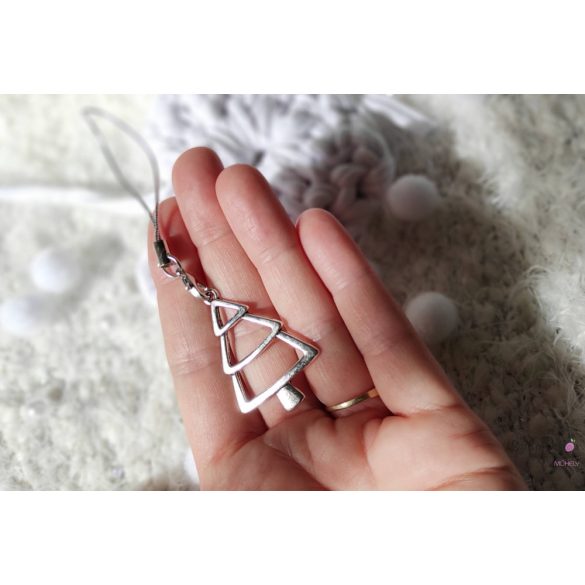 Fenyő fém fityegő