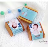 Bébis kockacsoki- keresztelői, szülinapi dekoráció