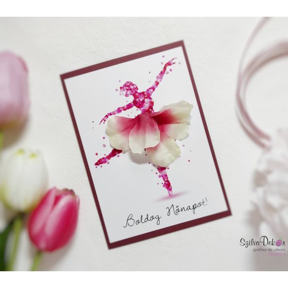 Ági - Nőnapi virágos képeslap