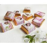 Szíves rózsás kockacsoki- dekoráció