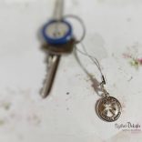 ÖSSZETARTOZÁS- Idézetes könyvjelző + fém angyalos medál