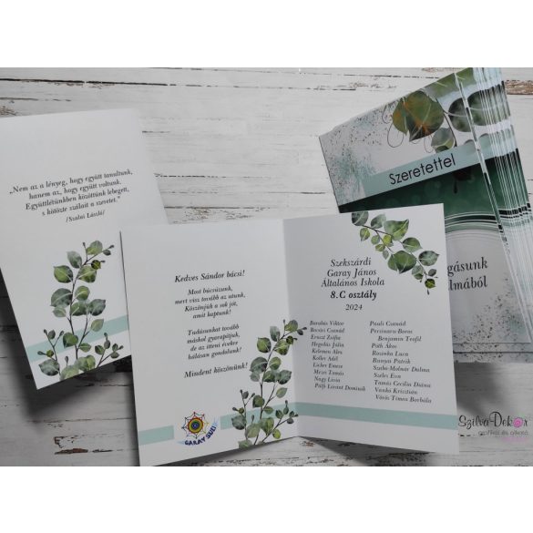 Ballagási képeslap tanároknak