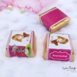 Macis kockacsoki- keresztelői, szülinapi dekoráció