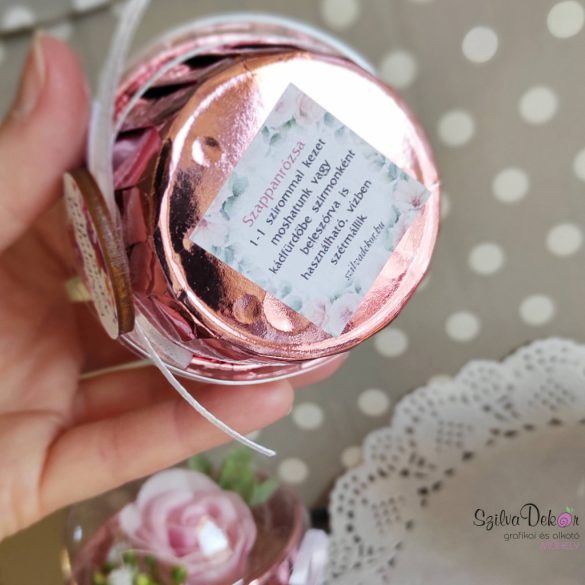 Szappanrózsa muffin Dadusnak