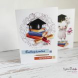 Pénzátadó Ballagási képeslap - könyves