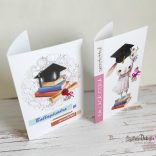 Pénzátadó Ballagási képeslap - könyves