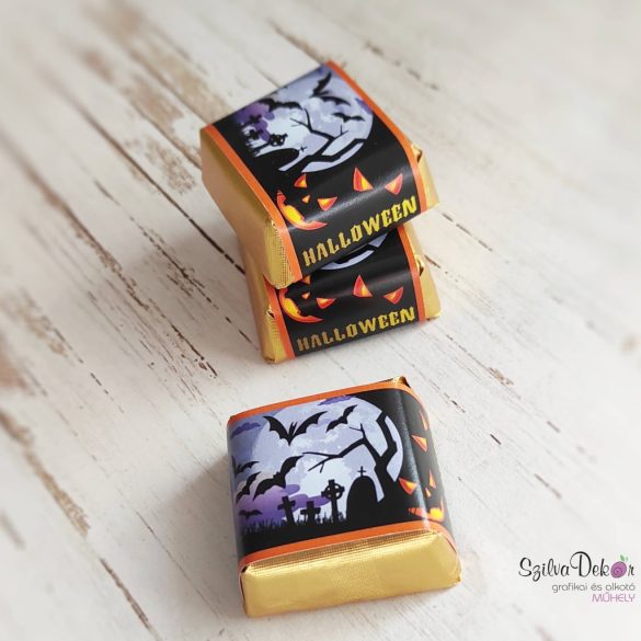 Halloween kockacsoki- dekoráció