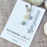 Pozitív gondolatok - Ásványos kulcstartó vagy táskadísz