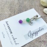 Gyógyulás - Ásványos kulcstartó vagy táskadísz