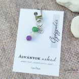 Gyógyulás - Ásványos kulcstartó vagy táskadísz