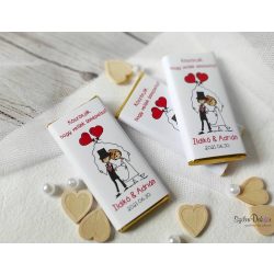 esküvői köszönetajándék csoki